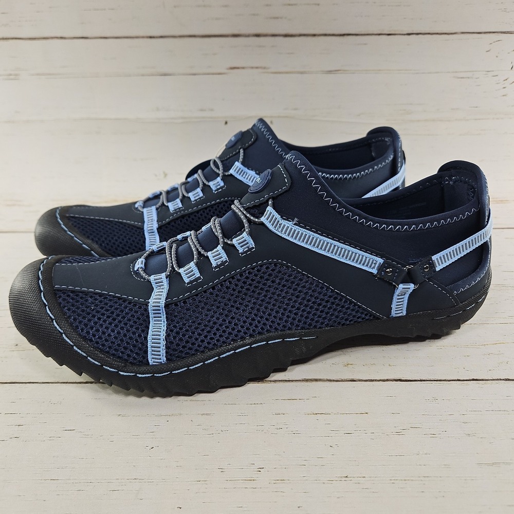 JBU by Jambu Tahoe Water Ready‎ Closed Toe Water Shoes Womens 12 Navy Blue
